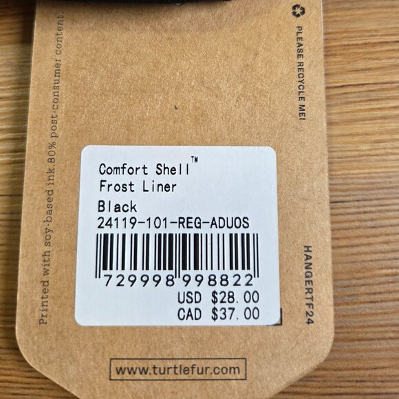 Outdoor Frost Liner Comfort Shell Turtle Fur Hat Cap - Picture 4 of 5